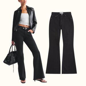 Abercrombie Curve Love High Rise Flare Jean